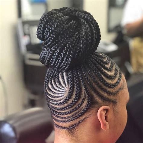 Best African Ponytail Braids For Black Women In In Braided Hairstyles Natural