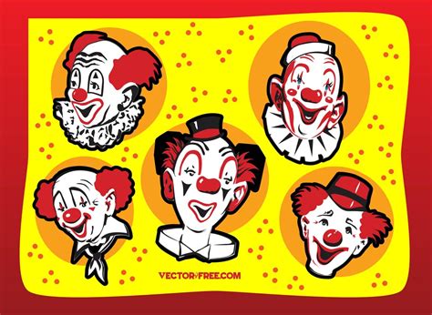 Clown Vectors Vector Art And Graphics