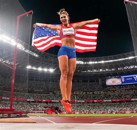 Valarie Allman Usa Track And Field Gold Medal In The Womens Discus Throw 20202021 Tokyo