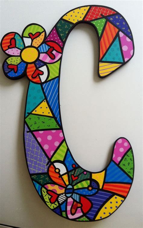 Your Key To Success Romero Britto Alphabet Letters Frederikke Lange