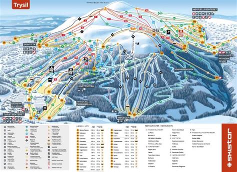 Trysil Piste Map Plan Of Ski Slopes And Lifts Onthesnow