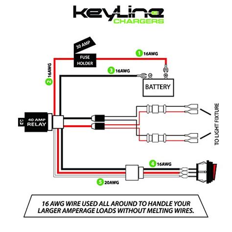 Buy mictuning led light bar wiring harness fuse 40a r. Led Light Bar Wiring Diagram Rzr | Shelly Lighting