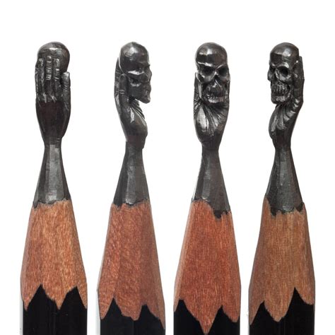 Delicate Pencil Lead Sculptures Carved By Salavat Fidai Colossal