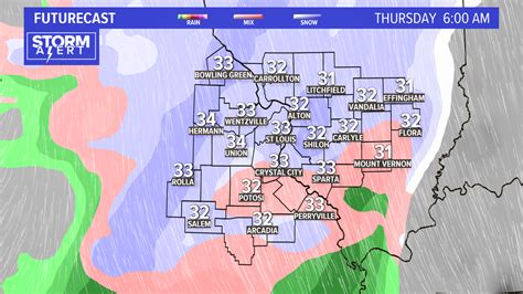 St Louis Weather Wintry Mix Spreads Across Bi State Ksdk Com