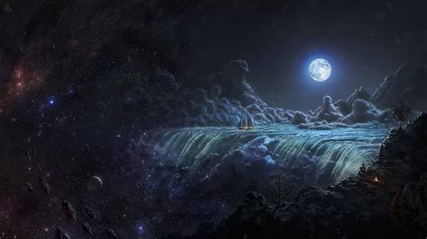 Fantasy Night Sky Wallpapers Download Mobcup