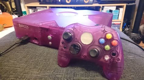 Custom Xbox Original Clear Purple Finished Youtube