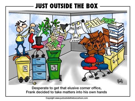 March 2012 Just Outside The Box Cartoon Office Humor Funny