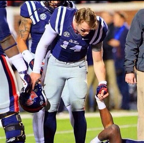 This Picture Gives Me Chills Wallace Comforting Treadwell ️ Hydr Ole Miss Football Ole