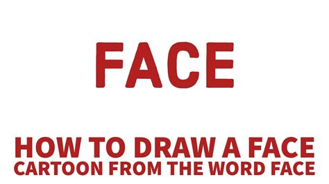 How To Make Face Cartoon From Word Face Diy Drawing Fun Wordtoons