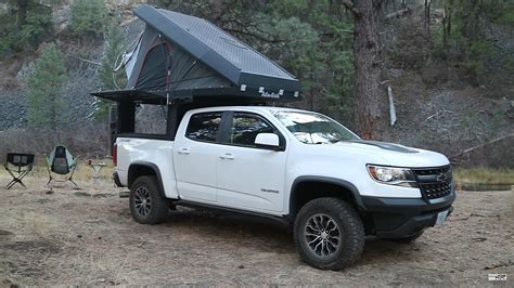 Chevy Colorado Zr2s Alu Cab Canopy Camper Strikes A Chord With Jeep