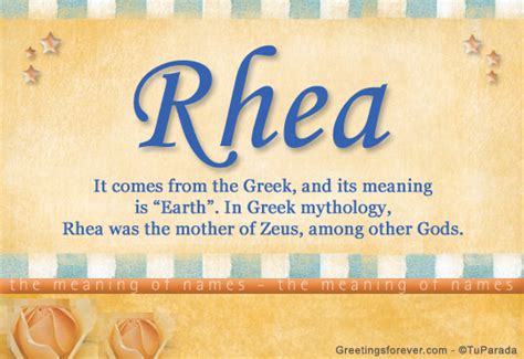 Rhea Name Meaning Rhea Name Origin Name Rhea Meaning Of The Name