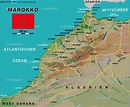 Karte von Marokko (Land / Staat) | Welt-Atlas.de