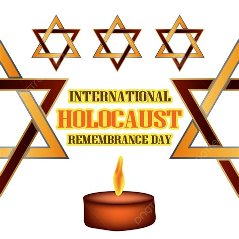 International Holocaust Remembrance Day Gradient Ribbon Candlelight