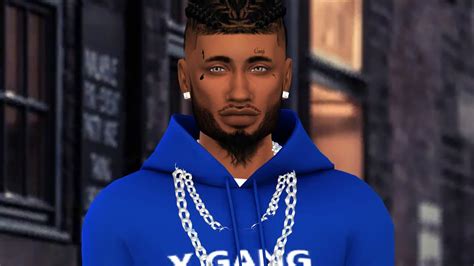 The Sims 4 Urban Male Thug Creation Read Desc Youtube