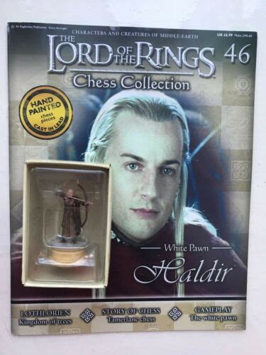 Lord Of The Rings Chess Collection 46 Haldir Eaglemoss Figurine