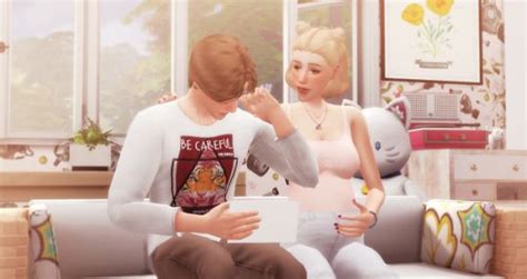 Its Our Baby Posepack Sims Baby Sims 4 Traits Sims 4