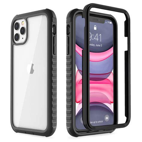 Iphone Pro Max Case Ulak Clear Designed Heavy Duty Protection Shockproof Rugged Cover