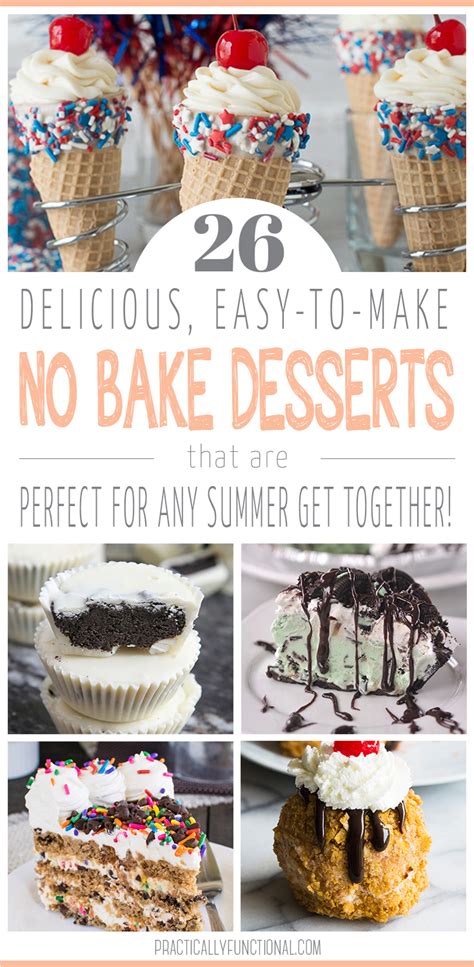 26 No Bake Desserts For Summer Practically Functional