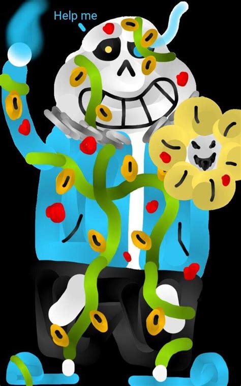 Sans And Flowey The Flowey Undertale Amino