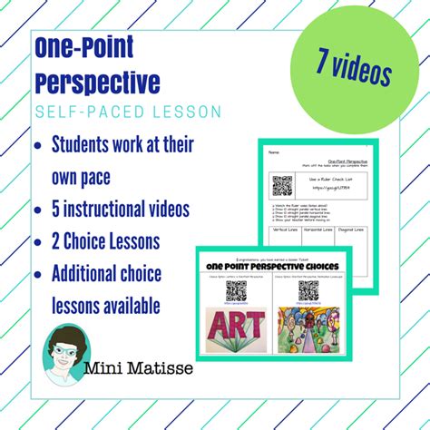 Mini Matisse Self Pacedstudent Choice One Point Perspective Lesson