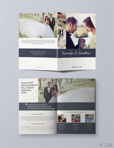 Free Free Wedding Brochure And Examples Template Download In Word