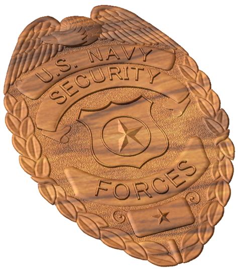 Navy Security Forces Badge Style A Cnc Military Emblems