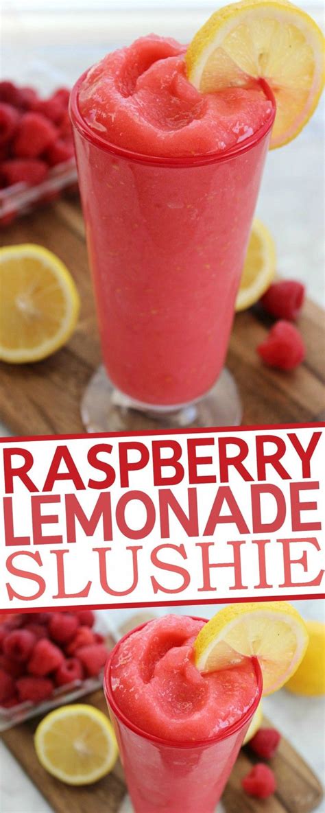 Raspberry Lemonade Slushie Recipe Slushie Recipe