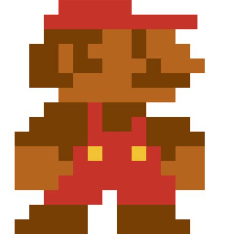 Mario 8 Bit Pixel Art