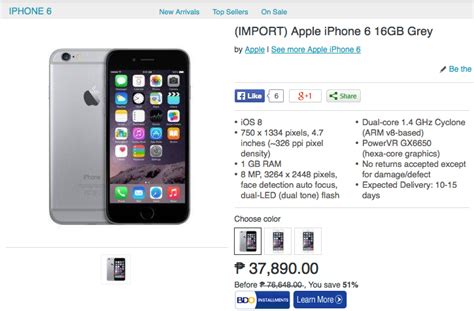 Iphone Dev Pinoy Where Can I Buy The Cheapest Iphone 6 In