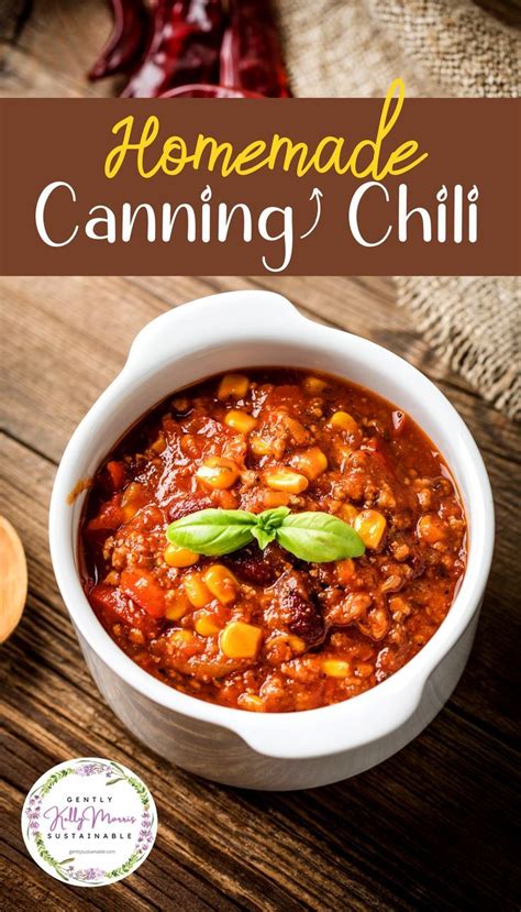Canning Homemade Chili With Meat Recipe In 2022 Vegan Chili Vegan