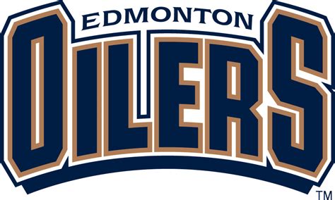 Edmonton Oilers Wordmark Logo History Word Mark Logo Vintage Logo