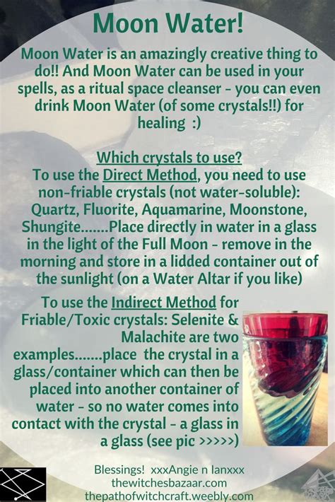 How To Make Moon Water Using The Full Moon Witchcraft For Beginners