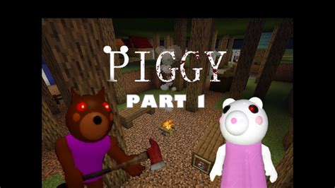 Tutorial Roblox Piggy How To Build The Forest In Minecraft Part 1