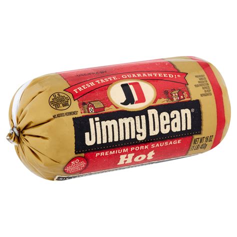 Jimmy Dean Hot Premium Pork Sausage 16 Oz