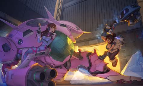 D Va And Mei Overwatch And More Drawn By Rotix Danbooru