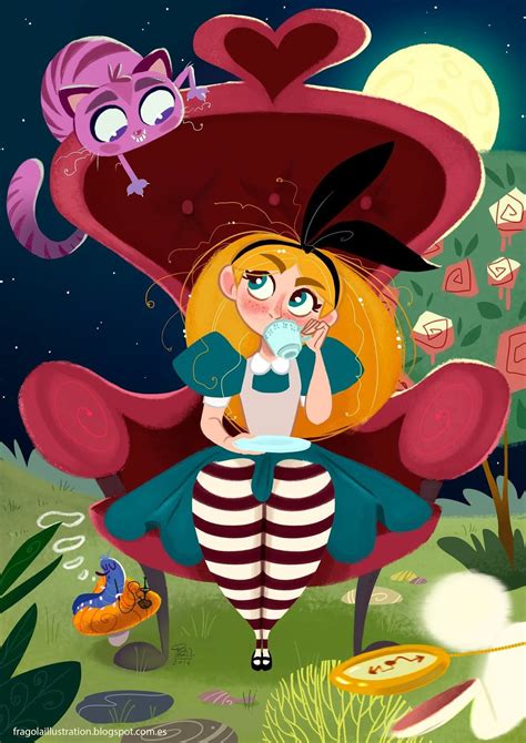 Lewis Carroll Were All Mad Here Tweety Alice In Wonderland