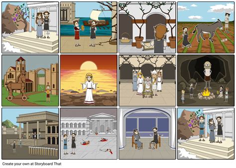 The Odyssey Storyboard By Katvalbuena