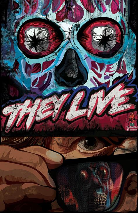 They Live Movie Poster Cover Fan Art Repin Art Art