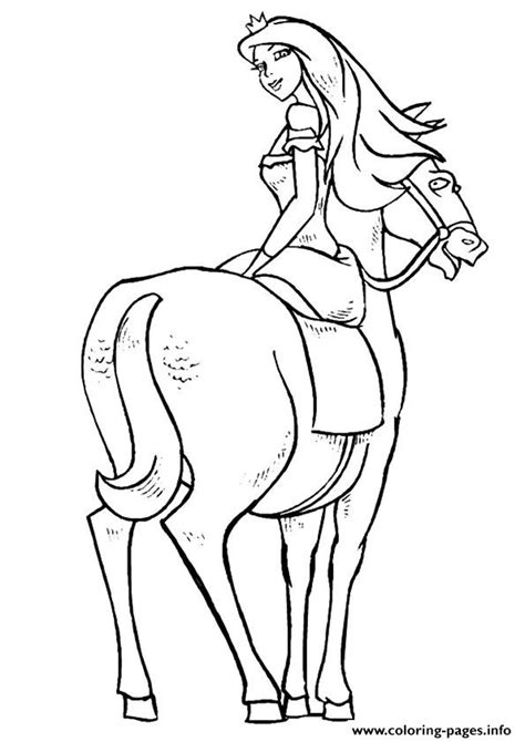 Princess Horse Coloring Pages At Getdrawings Free Download