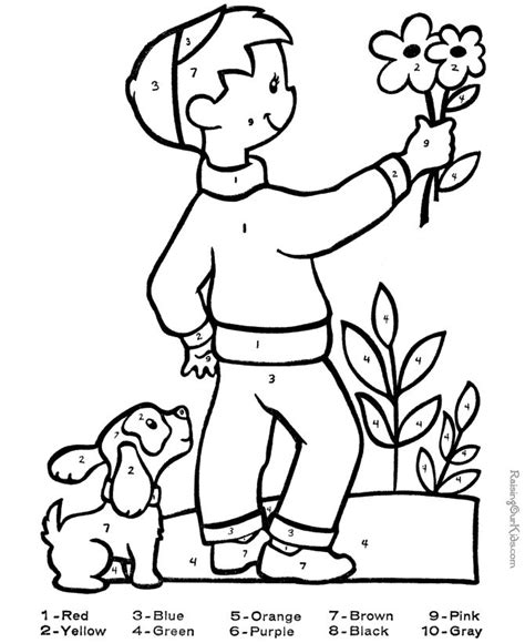Color by number printable 010 | Disney coloring pages, Coloring pages