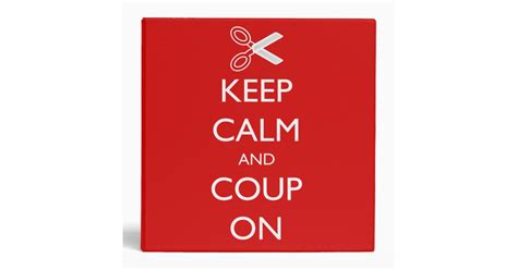 Keep Calm And Coup On Personalized Coupon Binder Zazzle