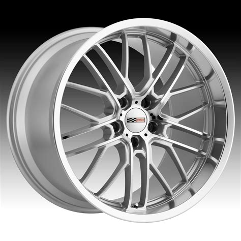 Cray Eagle Machined Silver Custom Corvette Wheels Eagle Cray