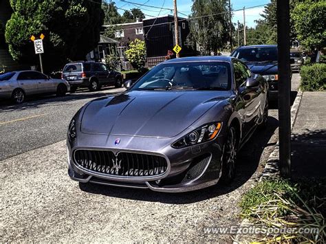 Maserati Granturismo Spotted In Seattle Washington On