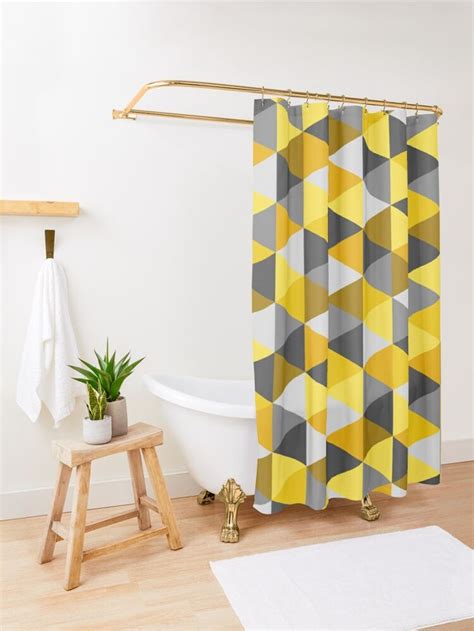 If country is your bag, check out our cool collection of shower curtains below. 'Grey and Mustard Geometric ' Shower Curtain by ...