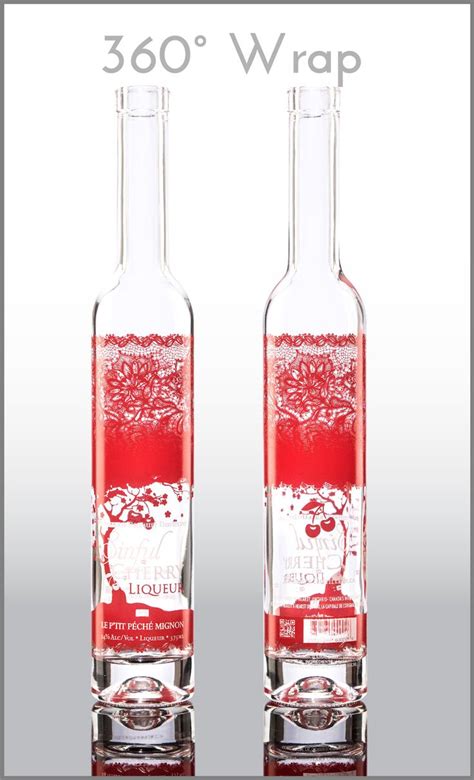 Sinful Cherry Bottle Decorated With 360 Degree Wrap By Thinkuniversal