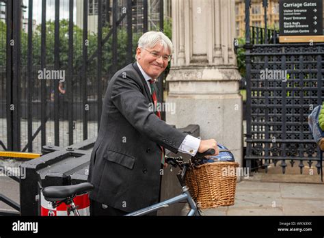 Andrew Mitchell Mp Arriving As Parliament Resumed After Summer Recess With New Prime Minister