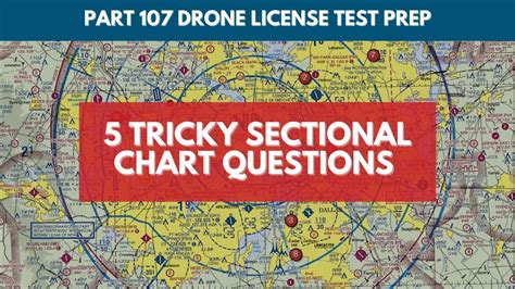 5 Tricky Sectional Chart Questions Part 107 Drone License Test Prep