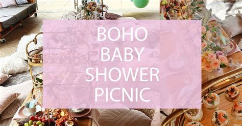 Boho Baby Shower Picnic Charming And Pretty Darling Celebrations