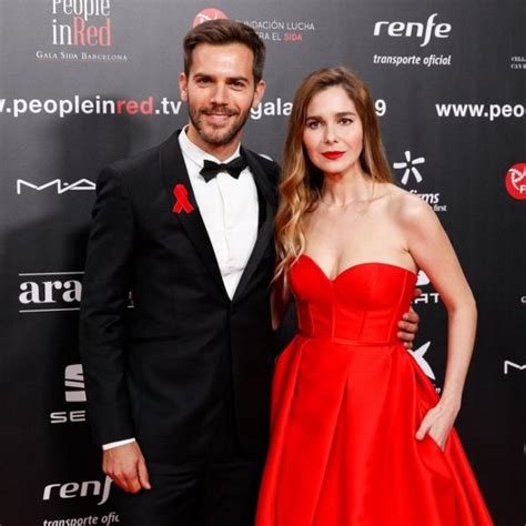Marc Clotet Y Natalia Sánchez En La Gala People In Red 2019 Alfombra