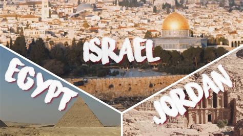 Holy Land Tour Egypt Jordan Israel 2020 Youtube